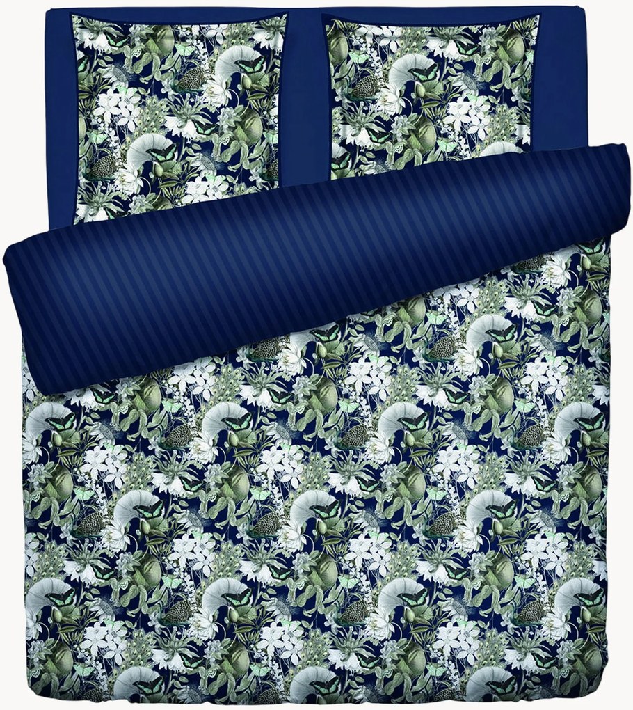 Conjunto de roupa de cama em cetim de algodão Jardin Orné, vários tamanhos