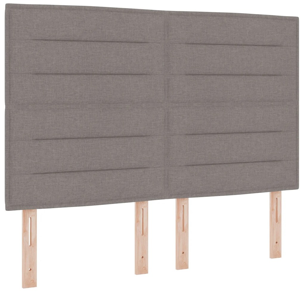 Cabeceira Design Linhas Taupe 160 cm Tecido