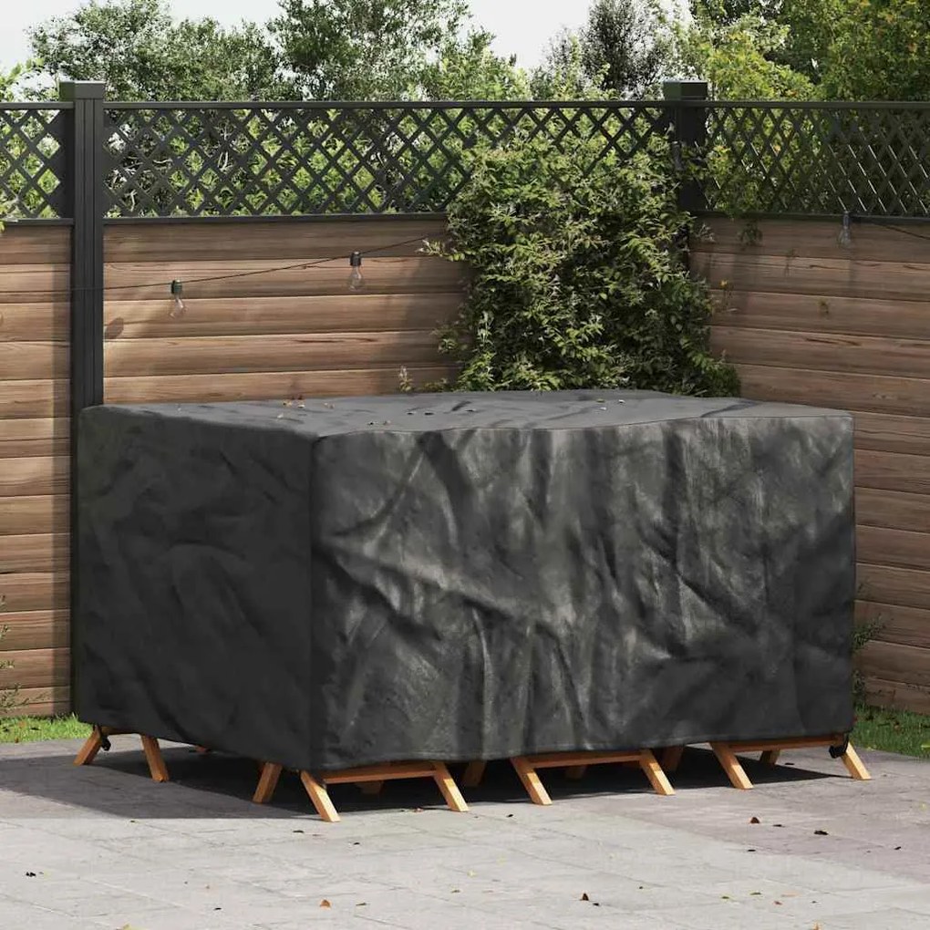 vidaXL Capa para móveis de exterior Preto 180 x 120 x 74 cm 420D
