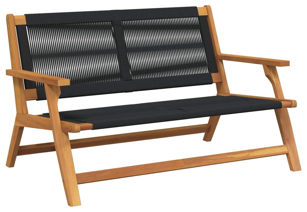 vidaXL Móveis de Jardim Preto 122 x 78 x 73 cm