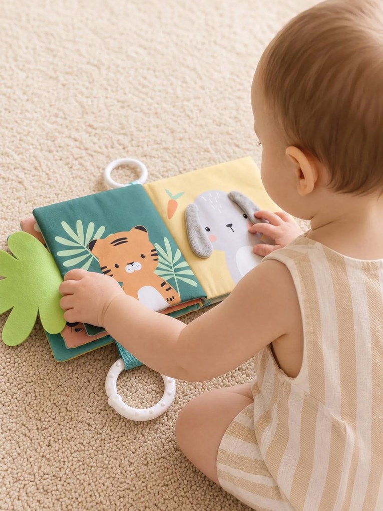 Livro cu-cu dos animais multicolor
