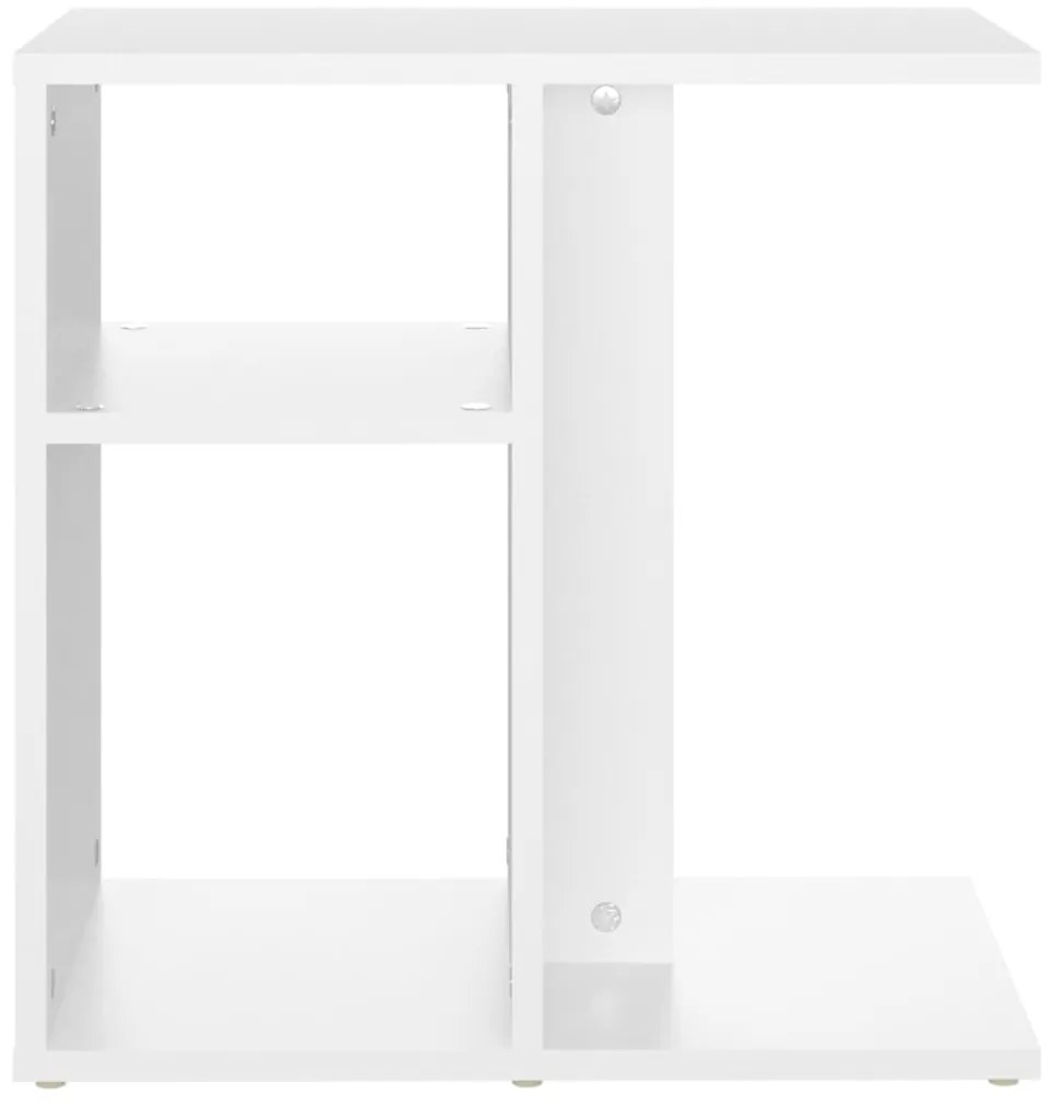 Mesa de apoio 50x30x50 cm contraplacado branco