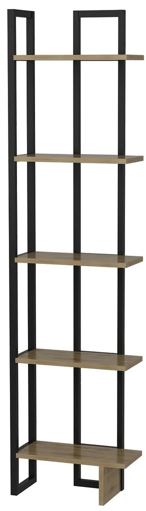 Estante Alice – Carvalho Preto – 45x180x22 cm
