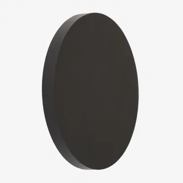 Aplique De Parede Led Em Aço Inoxidável Arizona Preto & Ø18 Cm - Sklum
