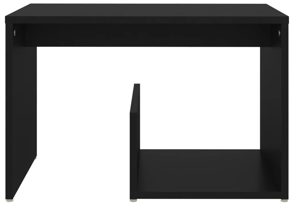 Mesa de apoio 59x36x38 cm derivados de madeira preto