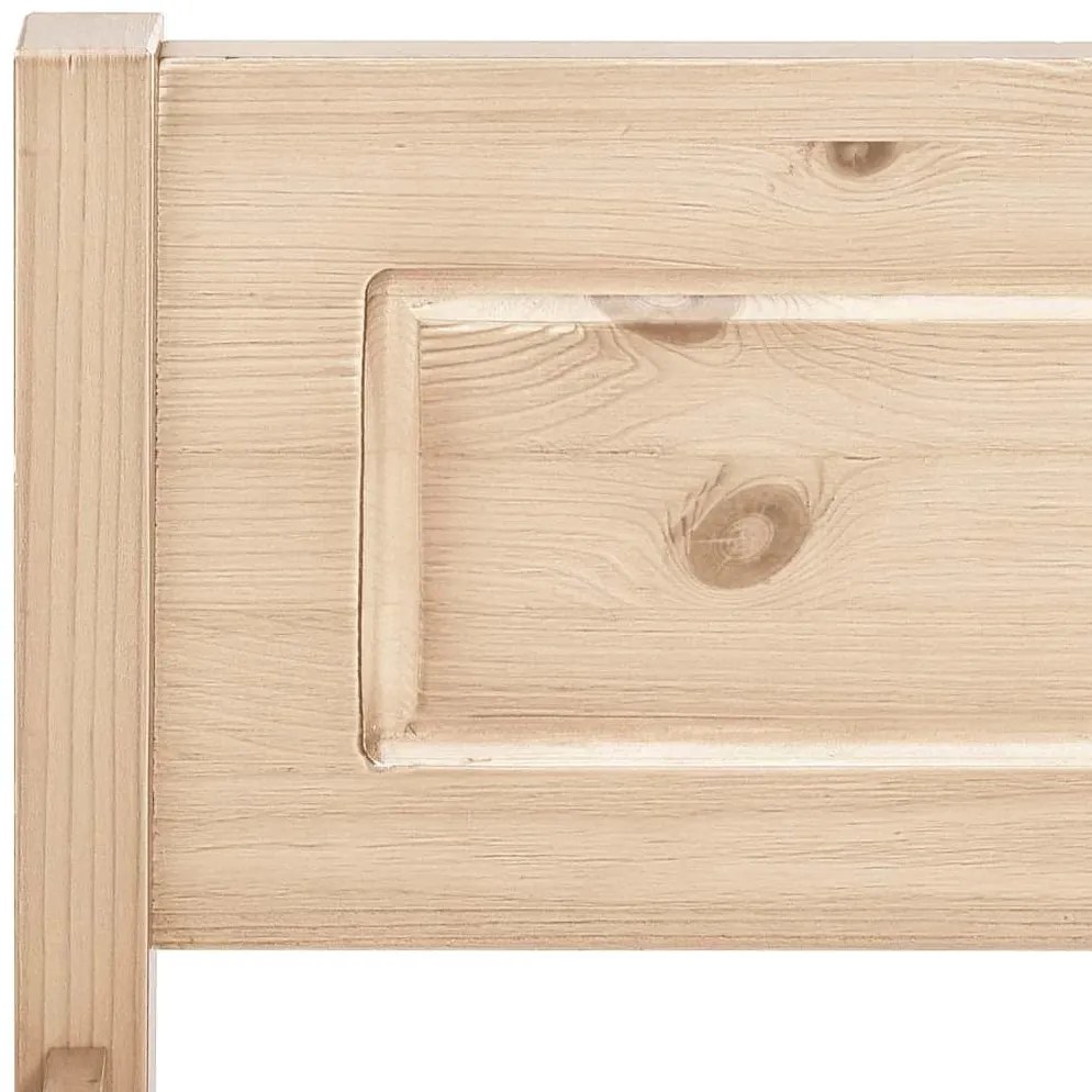 Estrutura de cama 120x200 cm pinho maciço