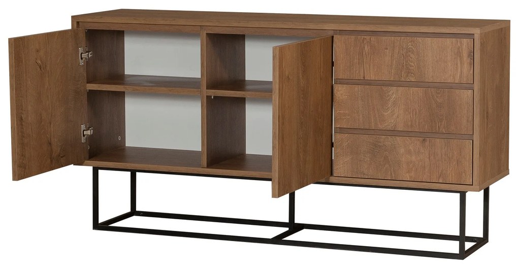 Console Ruba – Walnut Black – 140x72x36 cm