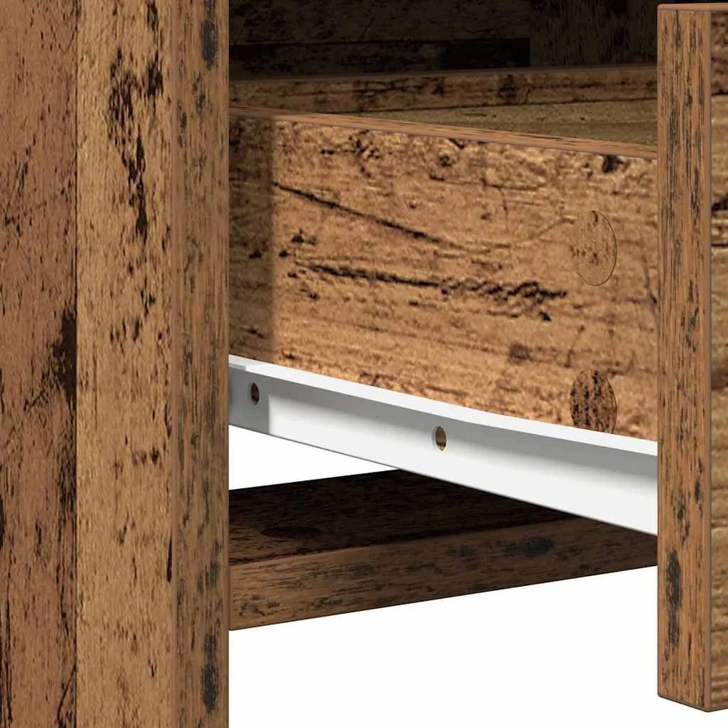 Highboard Madeira Velha 40x41x135 cm Madeira Engenharia