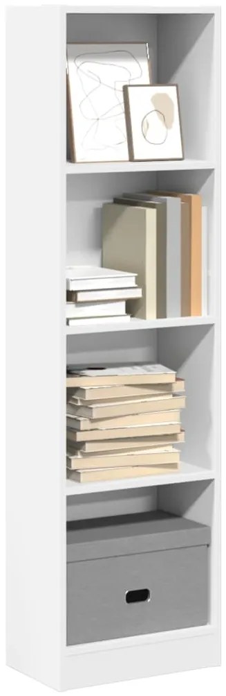 vidaXL Estante 40x24x143 cm derivados de madeira branco