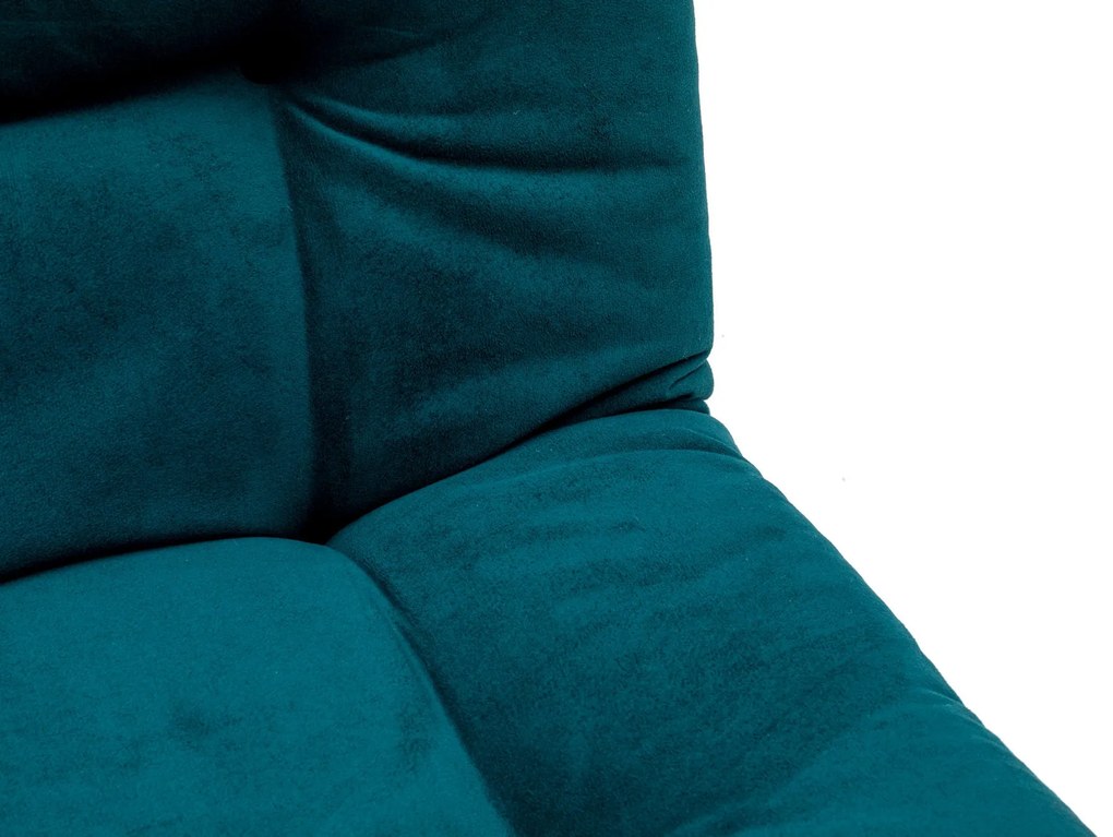 Sofá-Cama de 1 Lugar Misa – Verde Petróleo – 52x70x40 cm