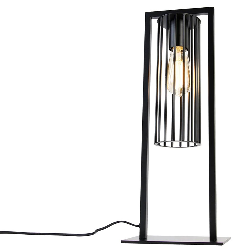 Candeeiro de Mesa Inteligente Moderno Preto incl. Wifi ST64 - Balenco Wazo