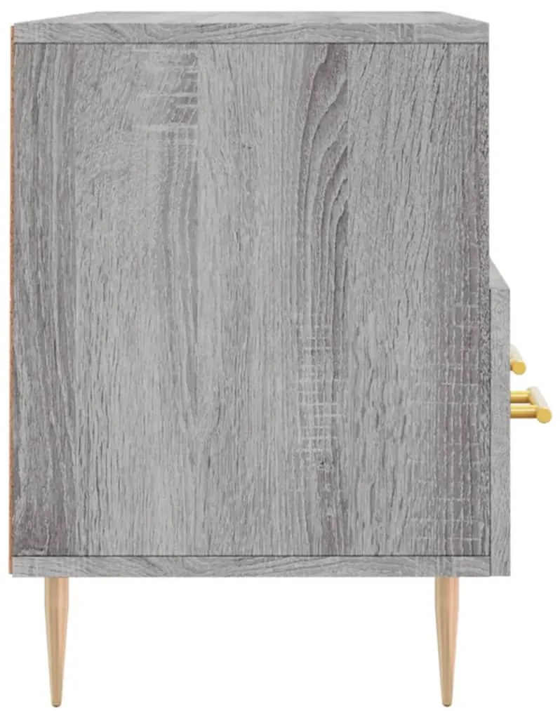 Móvel de TV 102x36x50 cm derivados de madeira cinzento sonoma