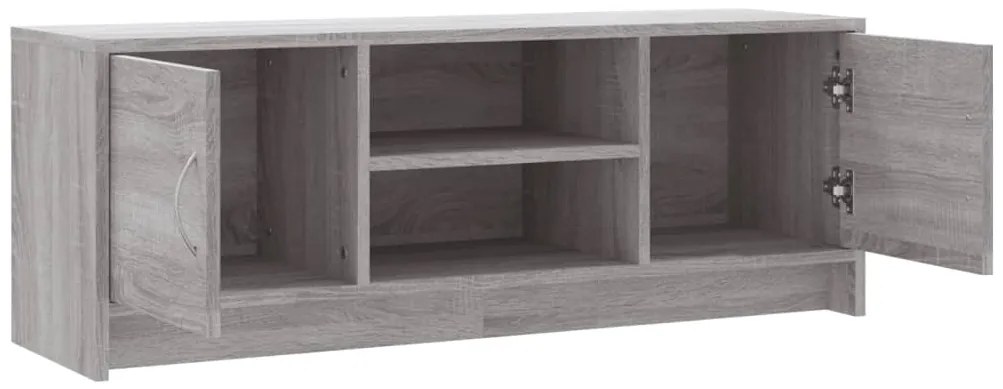 Móvel de TV 102x30x37,5 cm derivados de madeira cinzento sonoma