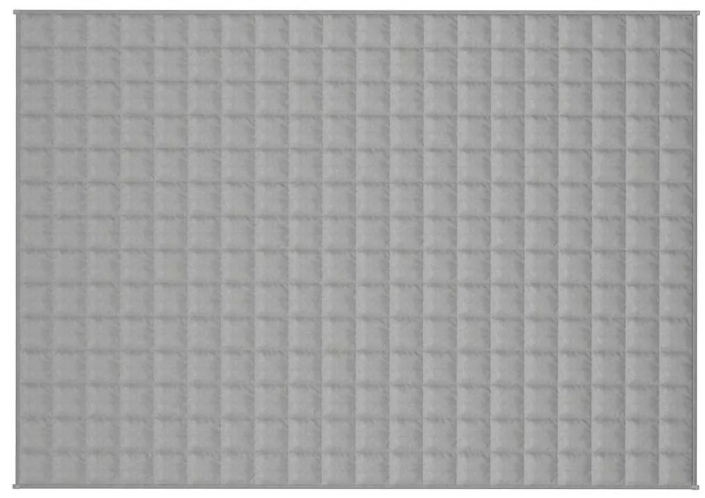 Manta pesada 6 kg 140x200 cm tecido cinza