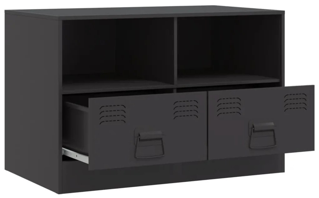 Móvel de TV 67x39x44 cm aço preto