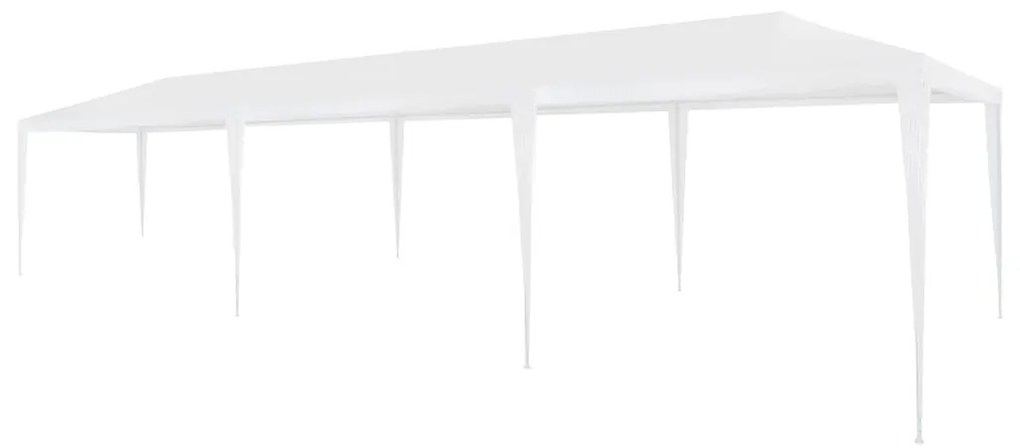 vidaXL Tenda para festas 3x9 m PE branco