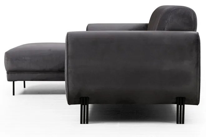 Sofá-Cama de Canto Image Corner - Antracite - 287 x 169 cm