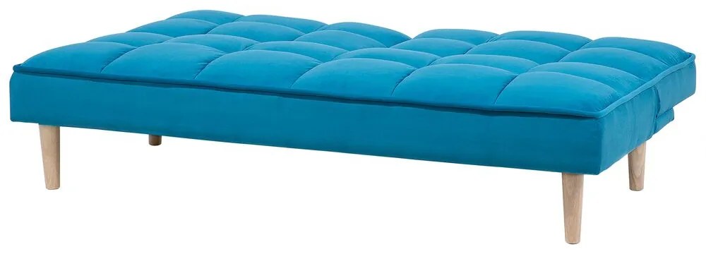 Sofá-cama azul SILJAN Beliani