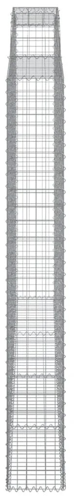 Cestos gabião arqueados 2pcs 300x30x220/240cm ferro galvanizado