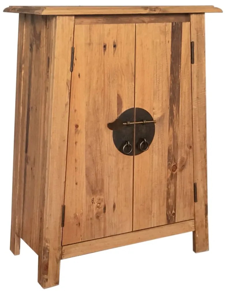 Conjunto de casa de banho 5 pcs madeira de pinho maciça