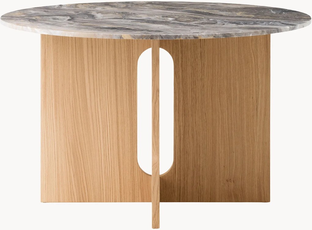 Mesa de jantar redonda em mármore Androgyne, Ø 120 cm