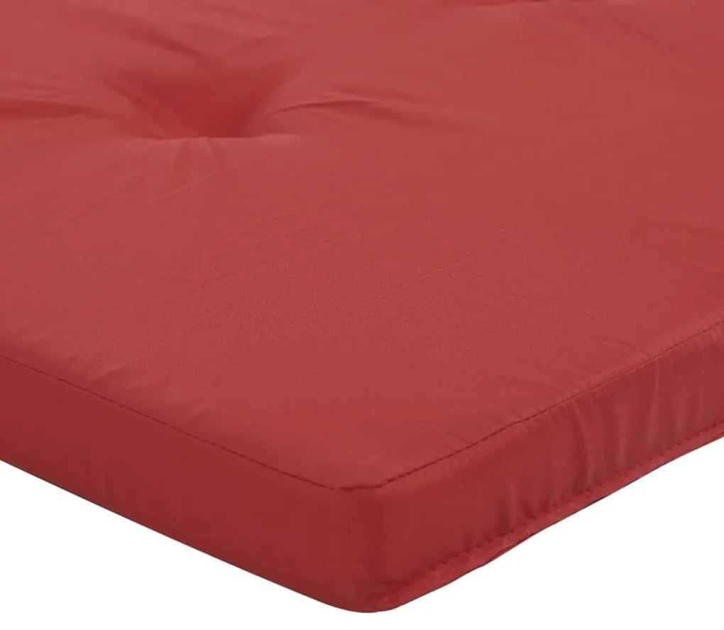 Almofadões p/ cadeira adirondack 2 pcs tecido oxford vermelho