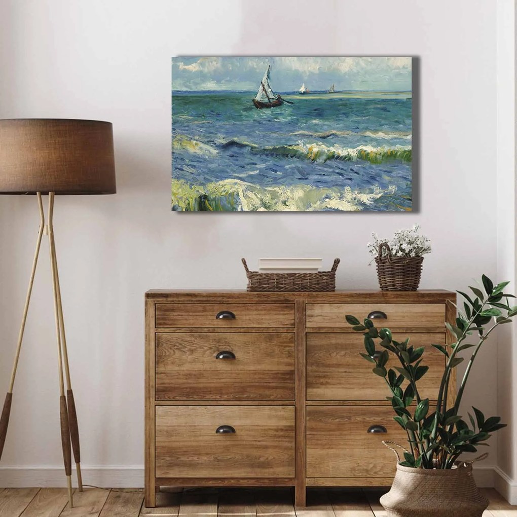 Pintura Decorativa em Tela 4570VANGOGH007 – Multicolor – 45 x 70 cm