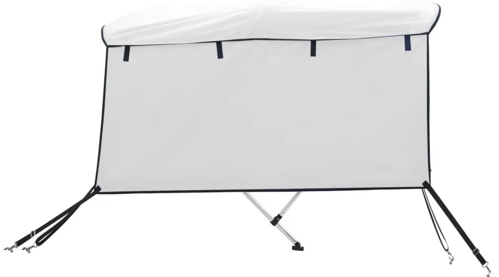 Toldo de 3 arcos Bimini c/ paredes laterais 183x(185-198)x137cm