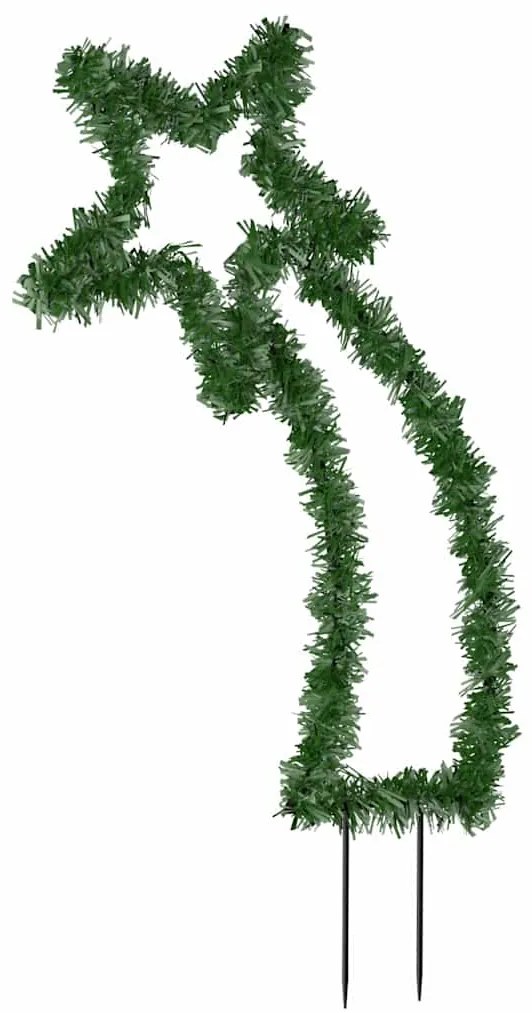 Decoração de Natal meteoro c/ luz e estacas 115 luzes LED 85 cm