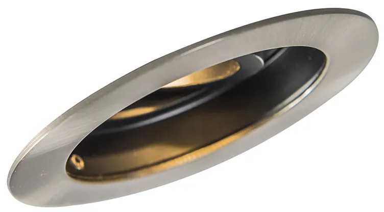 Foco embutido Rondoo Aço Conjunto de 5