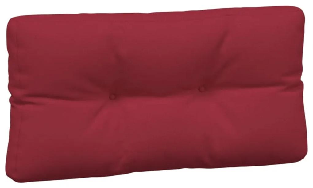 Almofadões para móveis de paletes 3 pcs tecido vermelho tinto