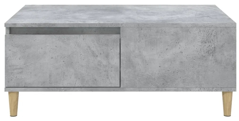 Mesa de centro 90x50x36,5 cm derivados madeira cinzento cimento