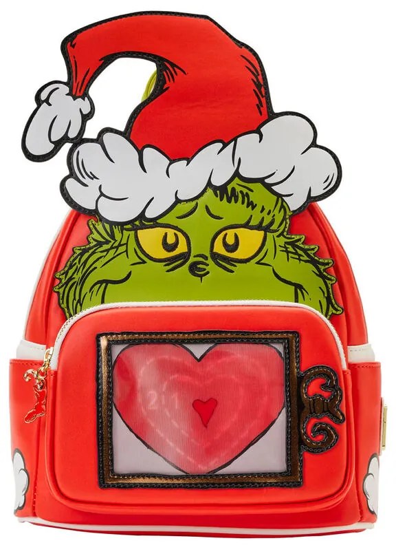 Mochila Grinch Dr. Seuss Loungefly 25cm LOUNGEFLY