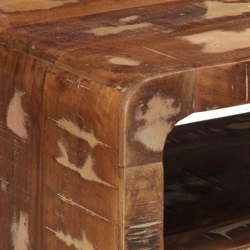 Móvel de TV 105x46x32 cm madeira recuperada maciça