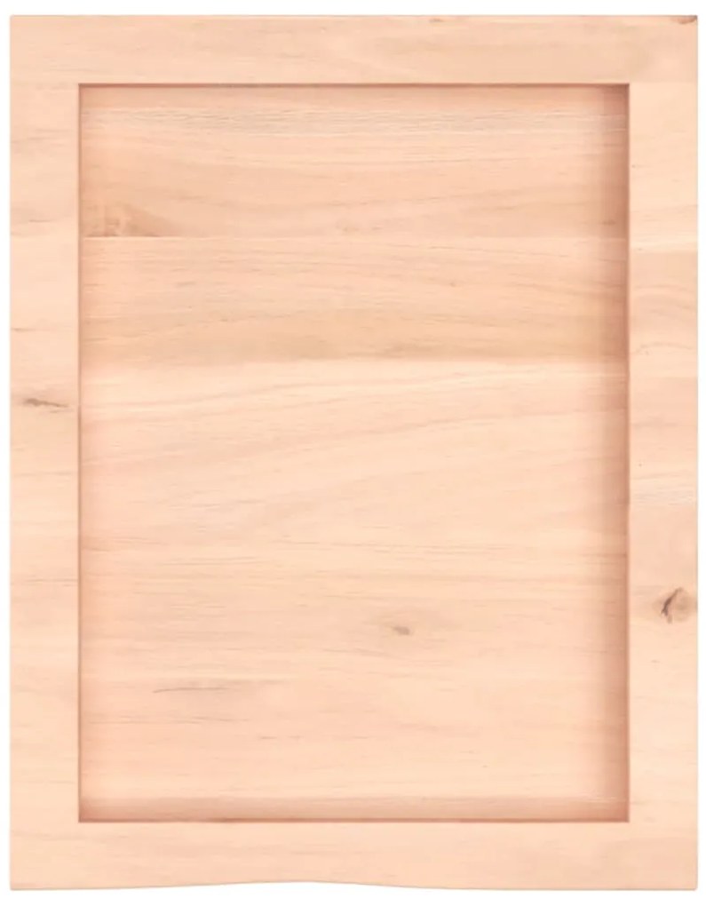 Prateleira de parede 40x50x(2-4) cm carvalho maciço não tratado