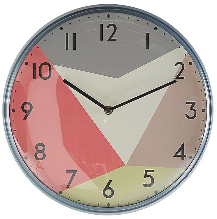 Relógio de parede multicolor ø 33 cm DAVOS Beliani