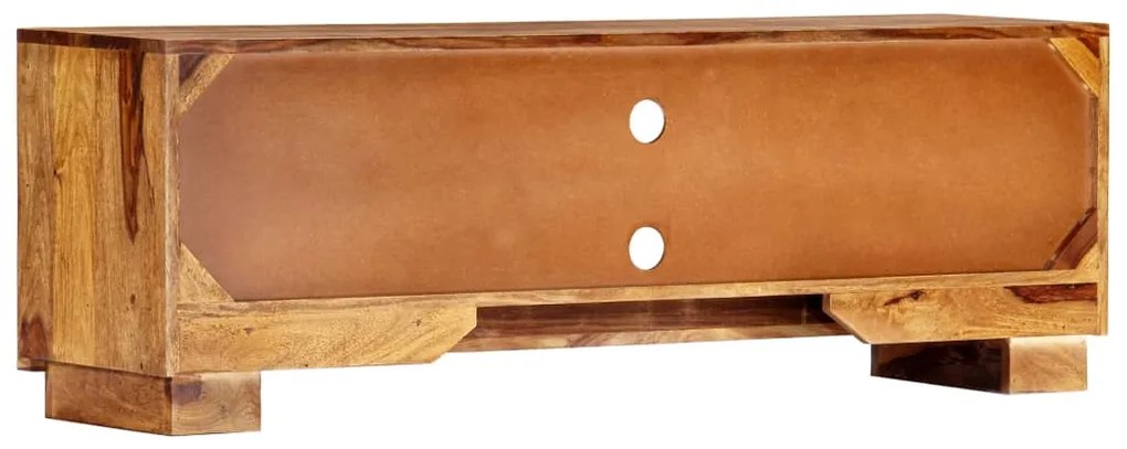 Móvel de TV 118x30x40 cm madeira de acácia maciça