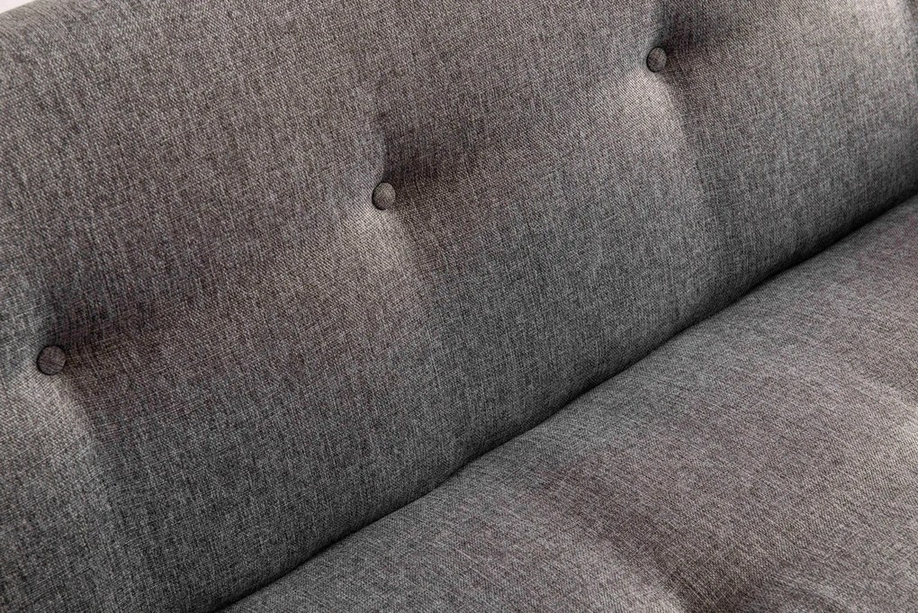 Sofá-Cama de 3 Lugares Hiko – Cinzento Claro – 180 x 102 cm