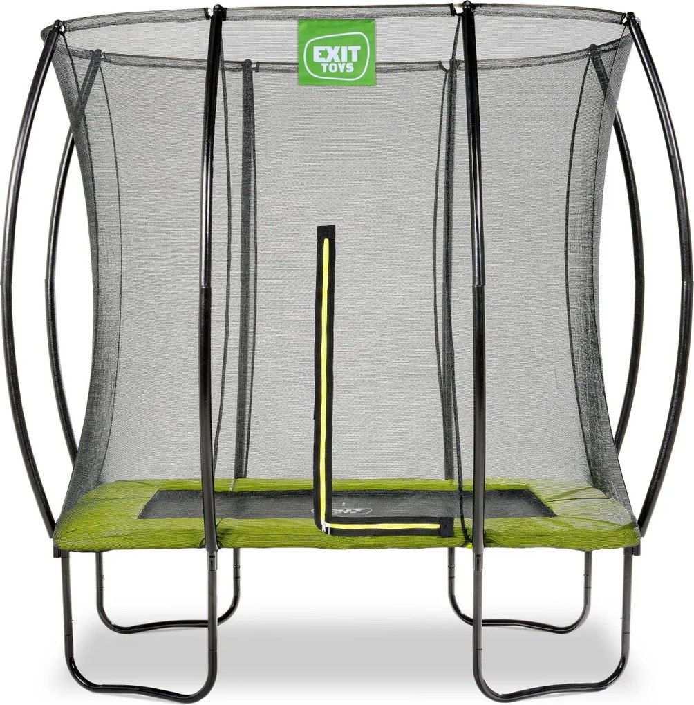 Trampolim retangular Silhouette 153 x 214 cm - verde