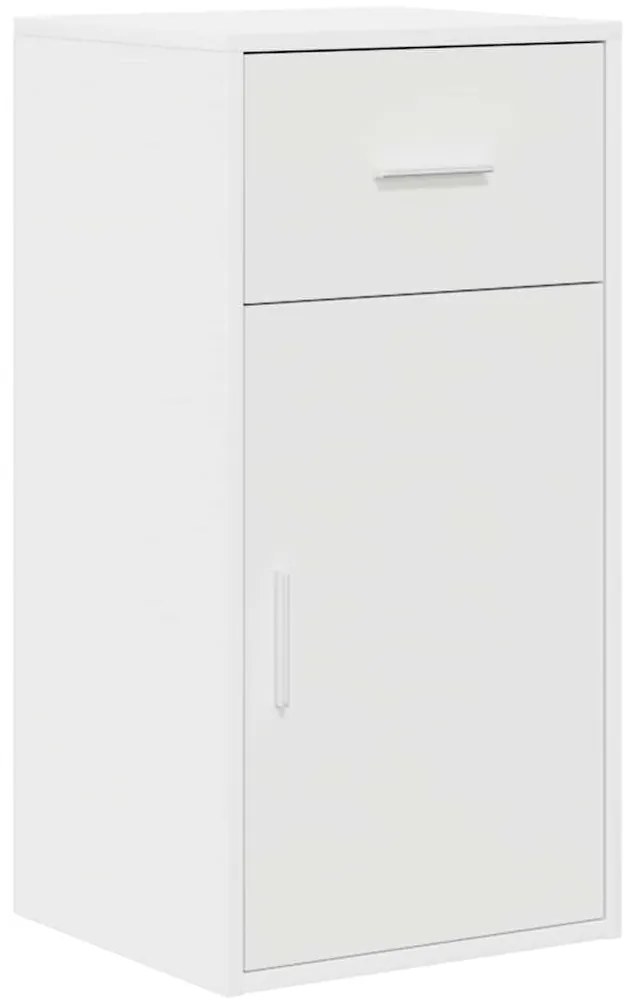 Armário Branco Branco MDF Compacto Armazenamento Armário