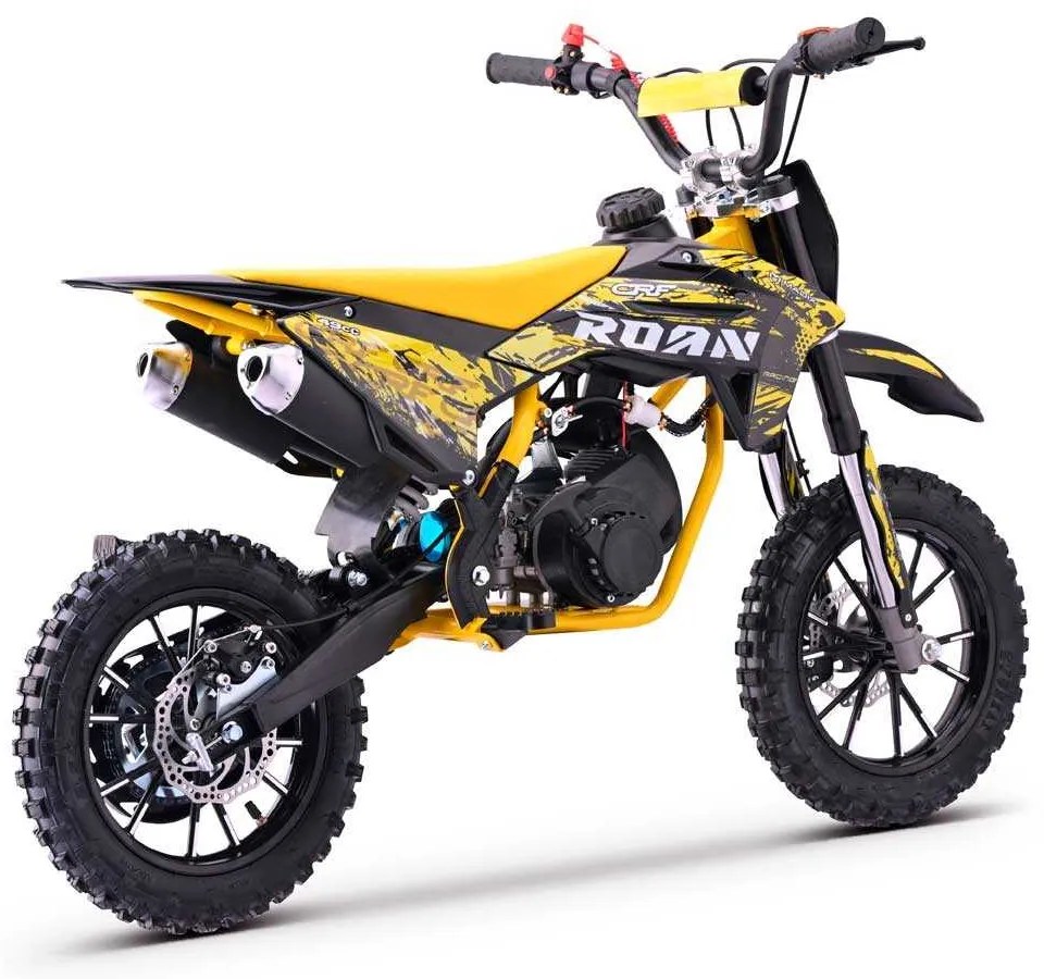 MINI MOTO Crianças MINICROSS gasolina 49cc Roan CRF 10/10" 3.5cv Amarela