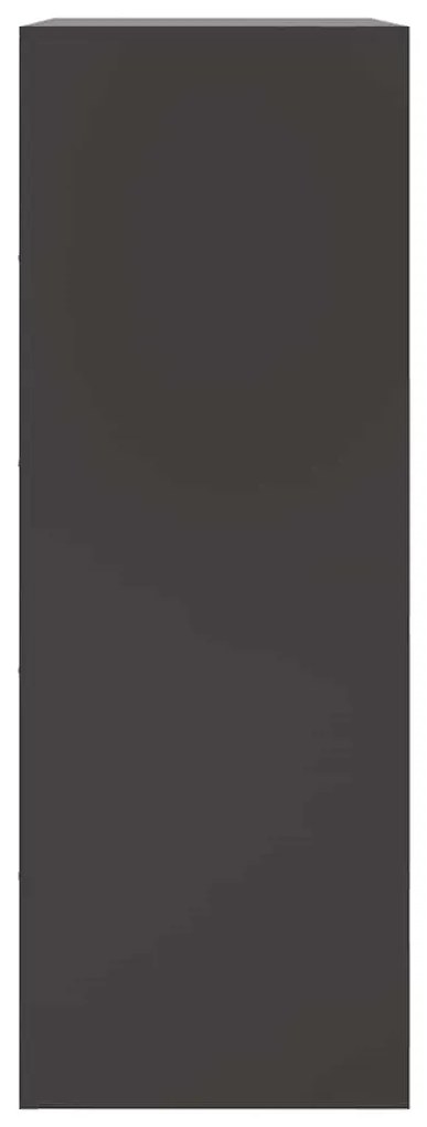 Aparador 67x39x107 cm aço preto