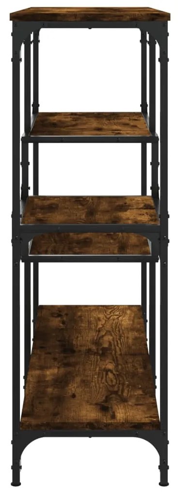 Mesa consola 103x32x95 cm derivados de madeira carvalho fumado