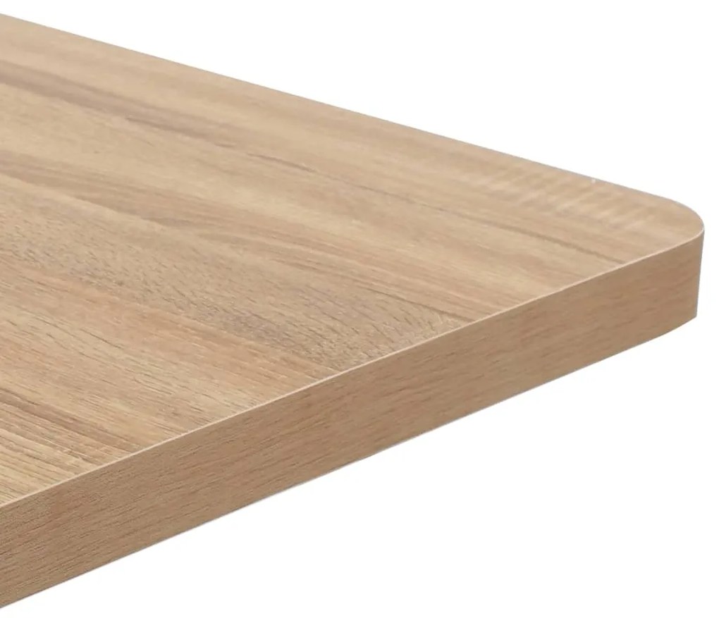 Mesa bistrô 50x50 cm MDF castanho-claro