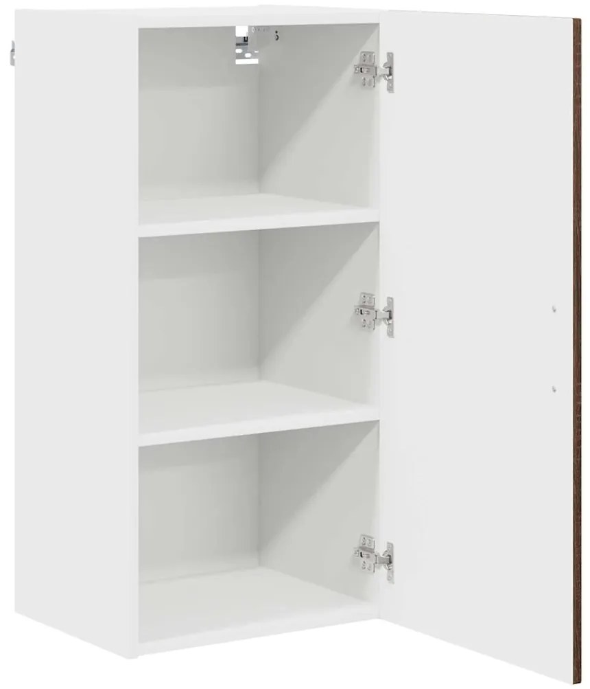 vidaXL Armário de cozinha suspenso Carvalho Marrom 40 x 31 x 80 cm
