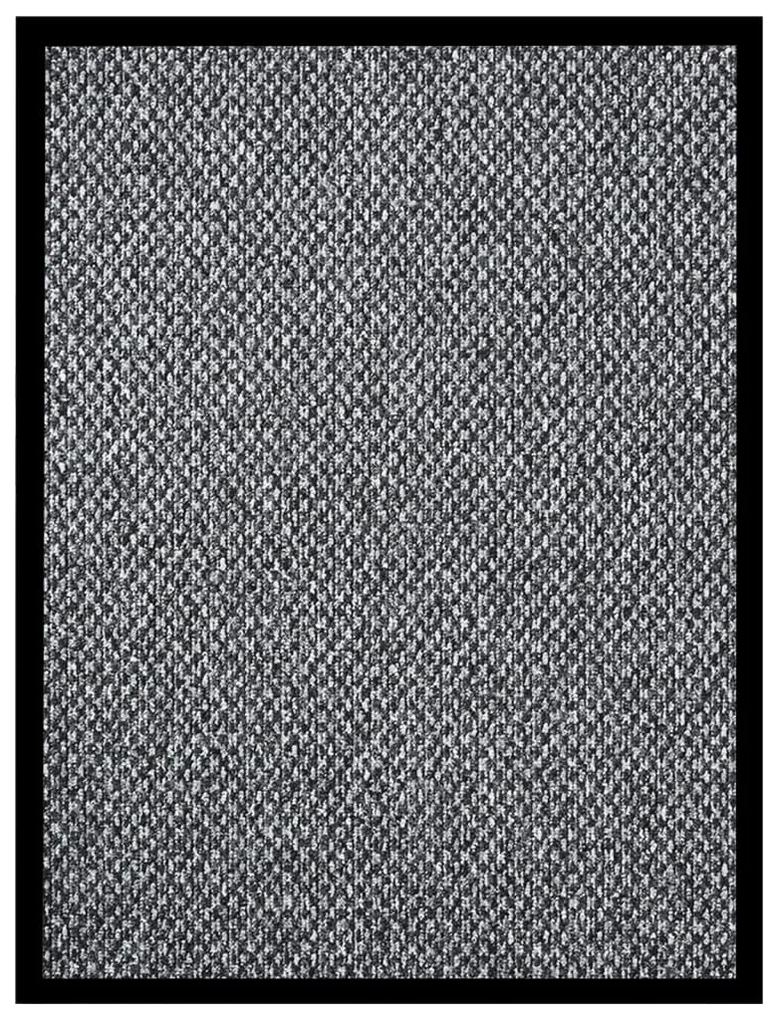 Tapete de porta 60x80 cm cinzento