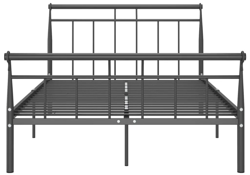 Estrutura de cama 120x200 cm metal preto