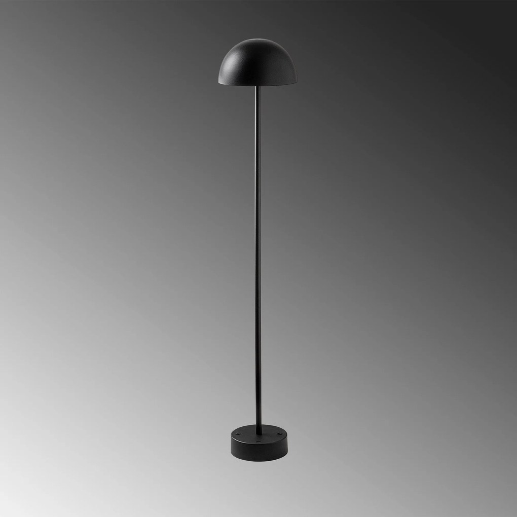 Candeeiro de Chão Sept – Preto – Diâmetro: 20 cm Altura: 115 cm
