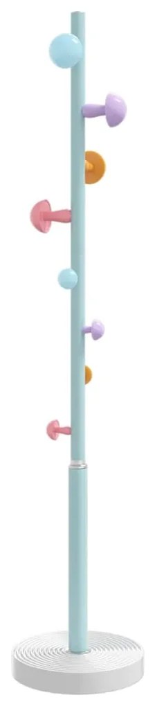 Bengaleiro 172 cm ferro revestido a pó azul