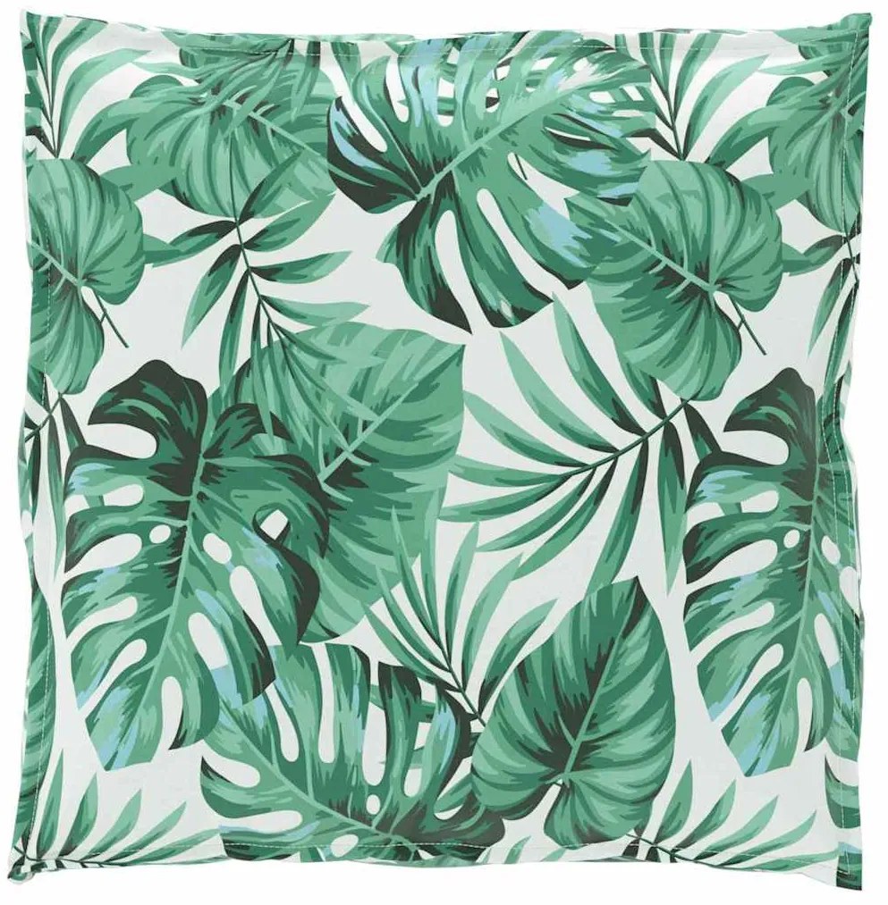 Conjunto de Almofadas para Palete - 2 Peças com Padrão de Folhas em Te